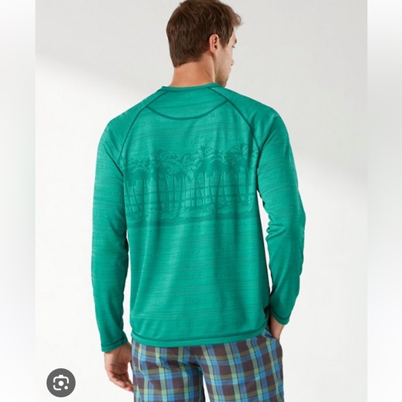 NWT TOMMY BAHAMA Palm Boulevard IslandZoneÂ® Long-Sleeve Crew - Picture 2 of 5